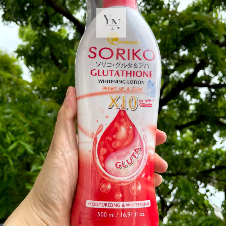 soriko glutathione   50 SPF PA++++ I TRIED ALL SORIKO LOTIONS!