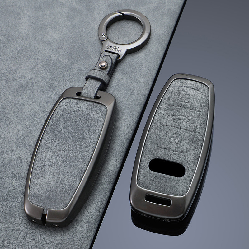 Alloy Car Remote Key Case Cover Shell Fob for Audi A3 A4 B9 A6 A7 4K A8 ...