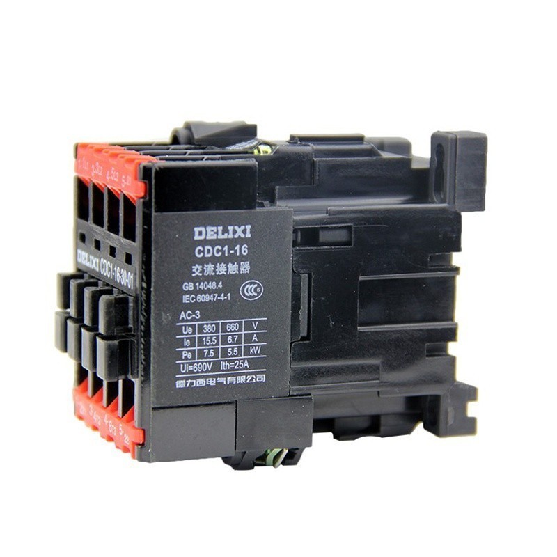 Delixi AC CONTACTOR CDC1-16-30-10 01 36V220V380V CJX8 NC3 B16A | Shopee ...
