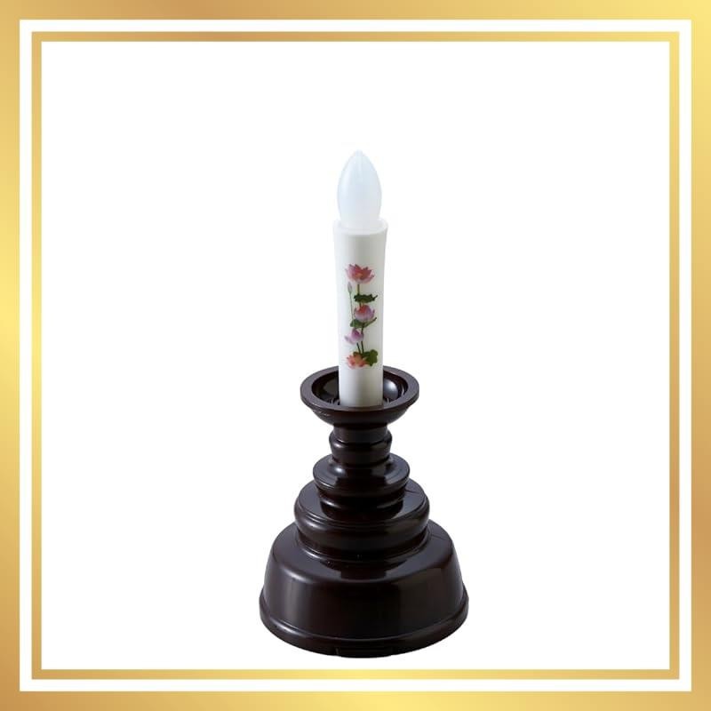 Fukushodo LED candles for Buddhist altars. Electric candles, battery ...