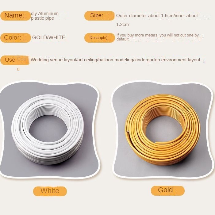 In stock Giant Flower Flower Stem Aluminum Plastic Tube Wedding PVC ...
