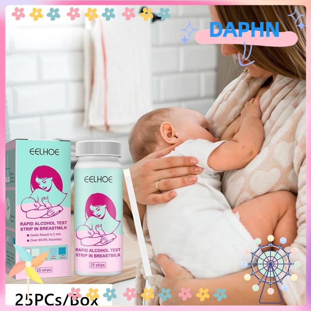 DAPHS Breastmilk Alcohols Test Strips Easy to Read Rapid Alcohols Test