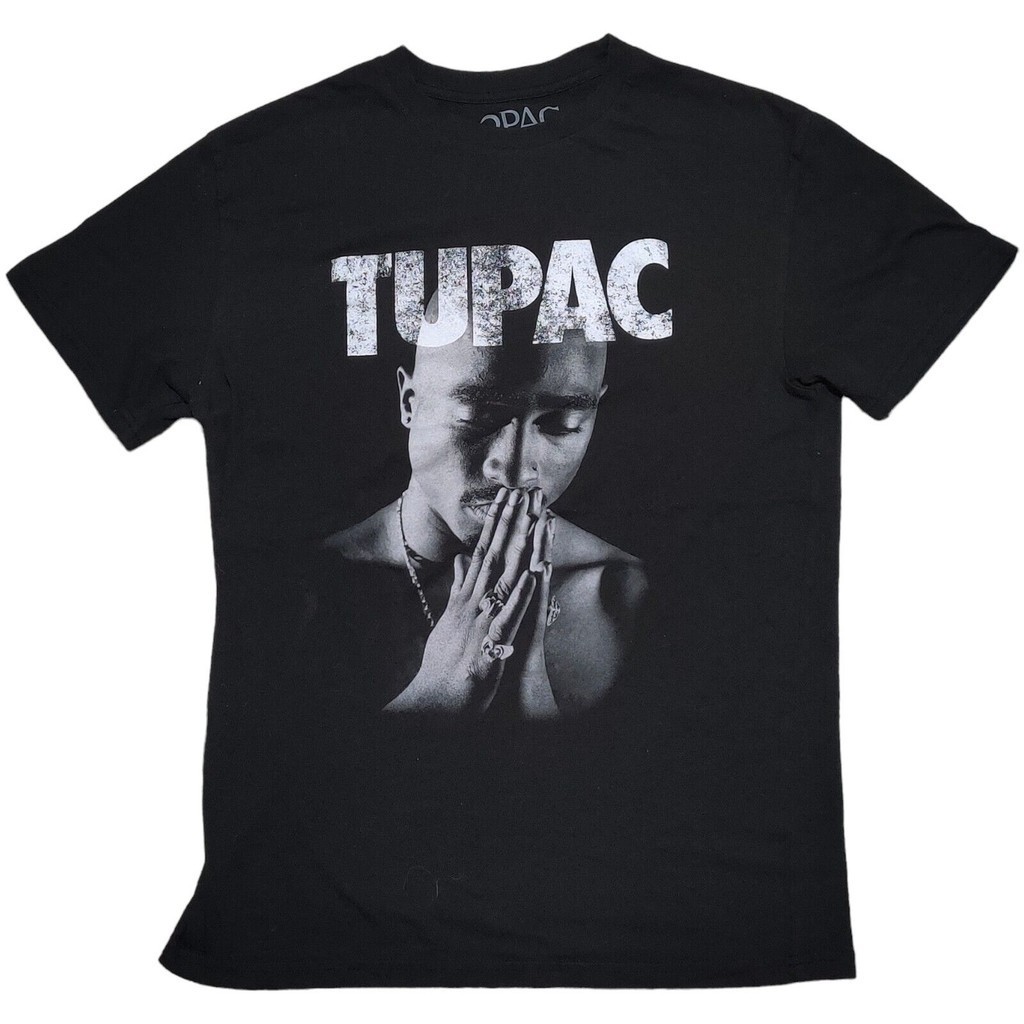 Tupac Shakur 2Pac Praying T-Shirt Adult Medium Graphic Rap Tee 90S Hip ...