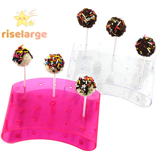 hejianbo444 Acrylic 20 holes cake pop lollipop cupcake display stand ...