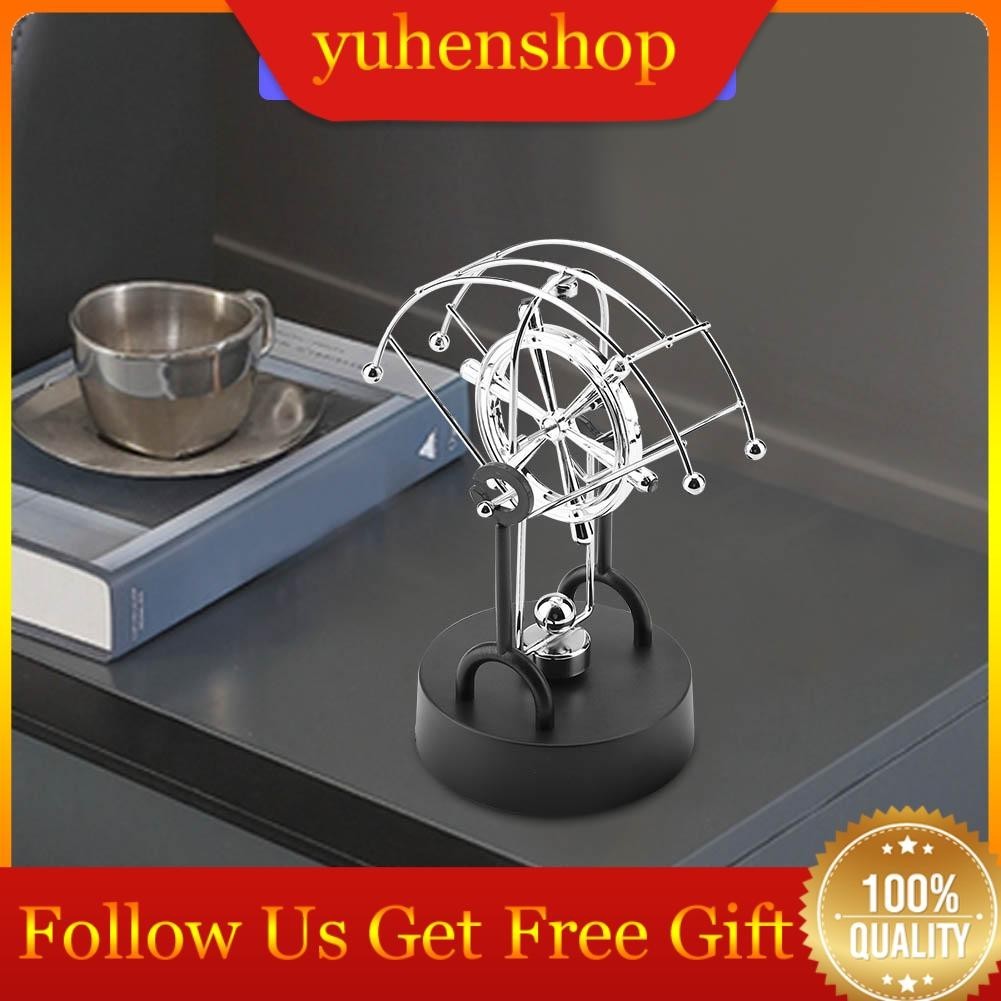 Boule Pivotante à Mouvement Perpétuel Système Solaire électronique Balançoire Magnétique Énergie