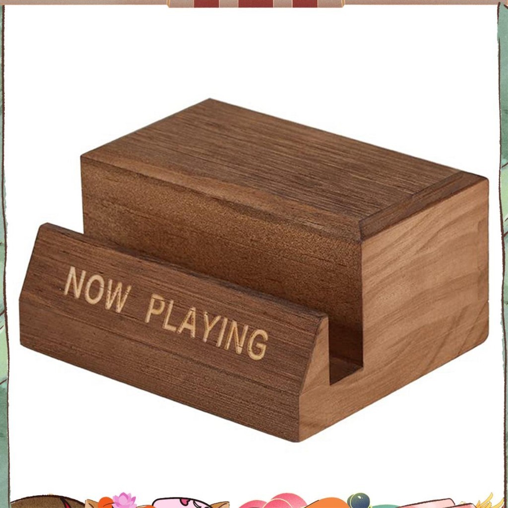 1 Piece Wooden Vinyl Record Holder Single CD Stand LP Display Shelf ...