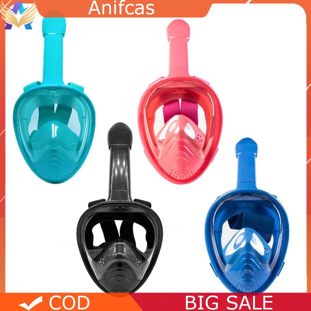 Kids Snorkel Mask Full Face 180 Degree Panoramic View Snorkeling Gear ...