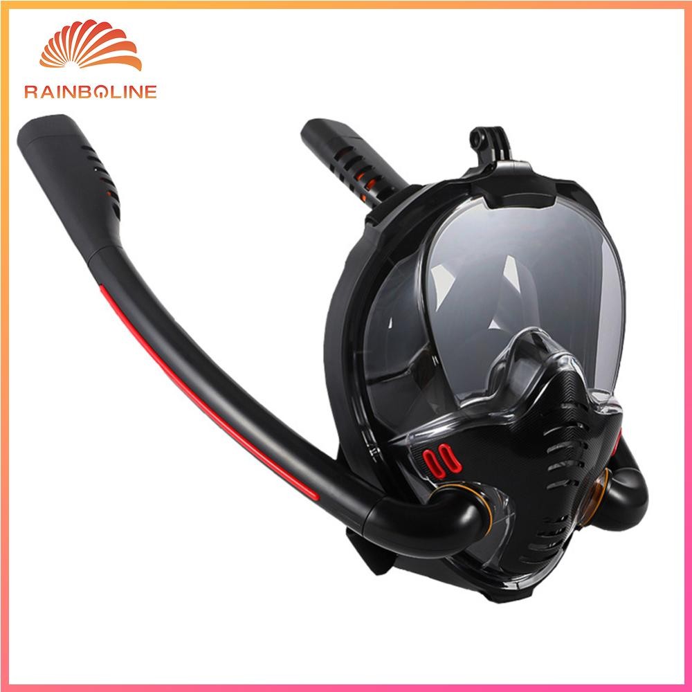 Full face snorkel mask for Adults Silicone Scuba Diving Swimming HD ...