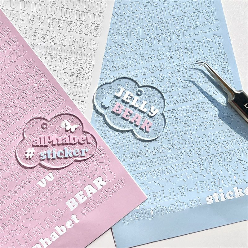 Cute Colored Alphabet Letter Sticker DIY Guka Handbook Scrapbooking ...