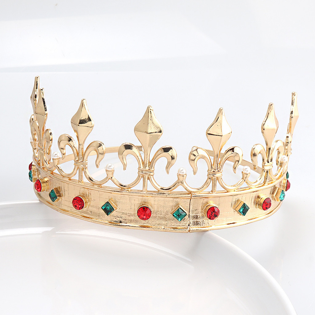 King Crown Prince Crown Men's Pageant Crown Queen Performance Crown ...