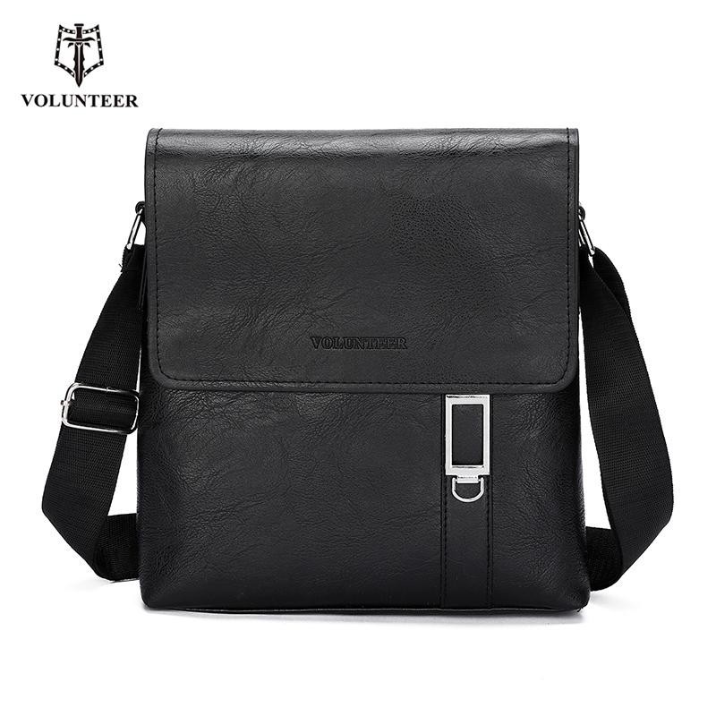 VOLUNTEER Business Casual Crossbody Fashion Sling Bag PU Leather ...