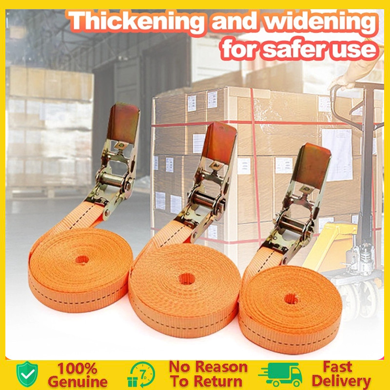 Cargo Strap Heavy Duty Feet Ratchet Tie down Cargo Lashing Belt Motor ...