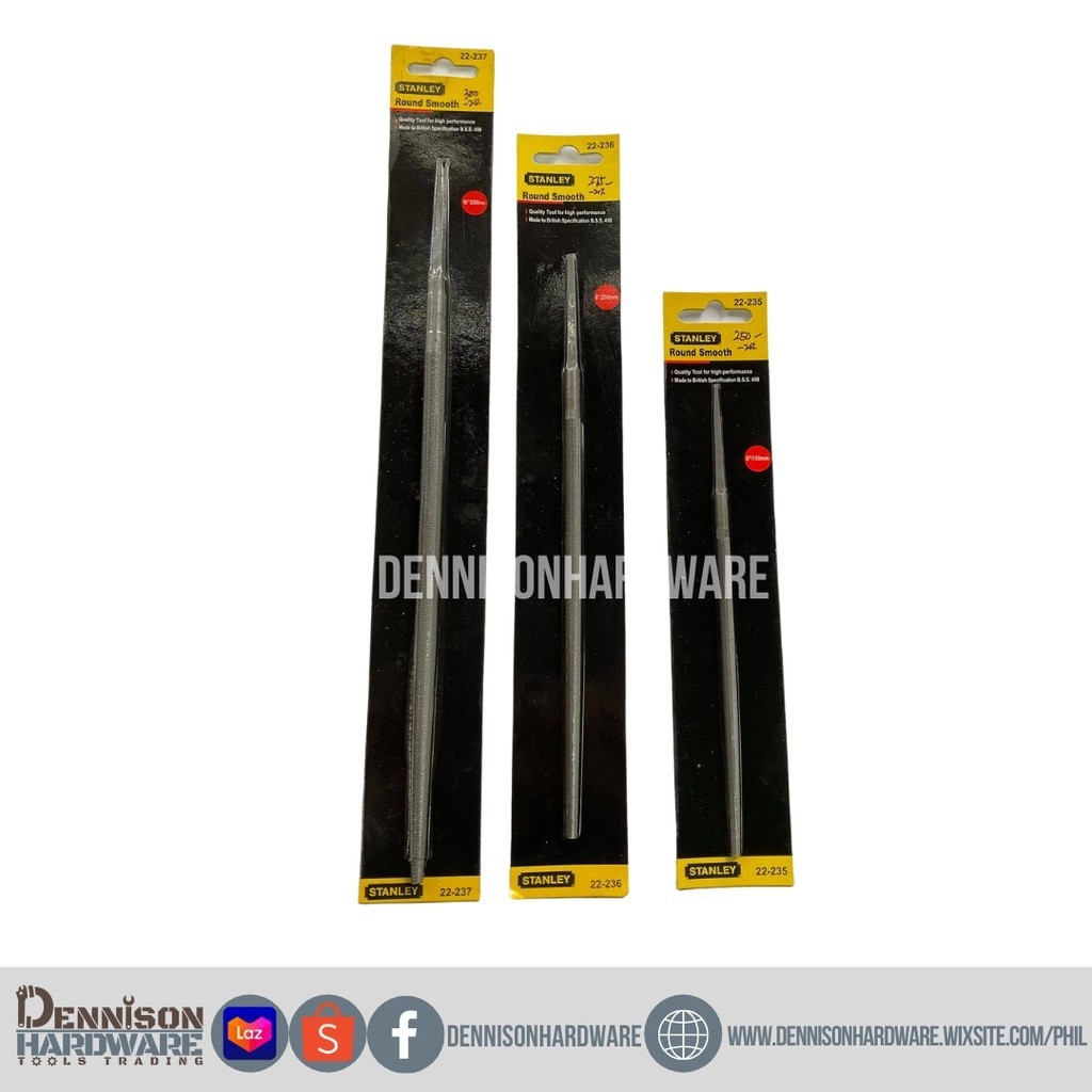 Stanley Smooth round file 4”/6”/8”/10” | Shopee Philippines