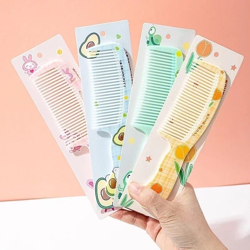 (Pimeona) Fancy Character Comb Small Handle Comb Full Motif Cartoon ...