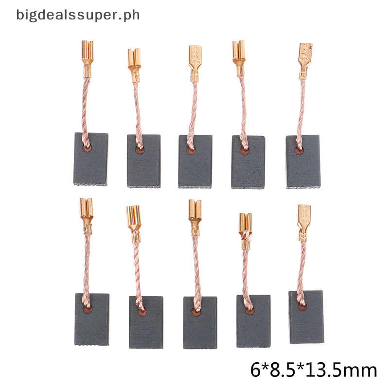 Generator Brush Replacement 10PCS 5x7x19mm For Tractor And Forklift Maintenance