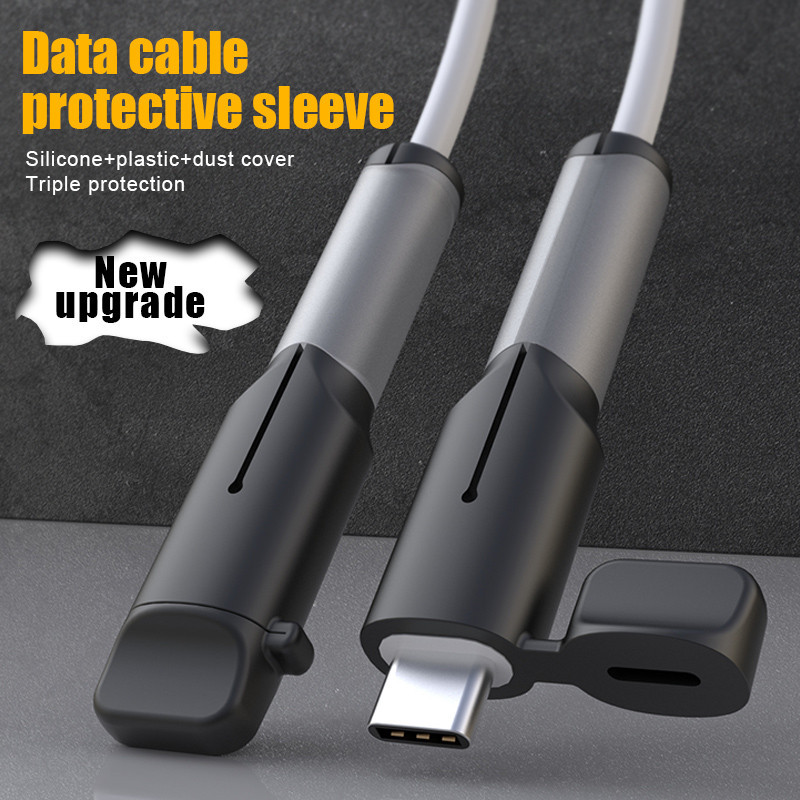 Data Cable Protective Cover Silicone Protective Cover Anti Break Data ...