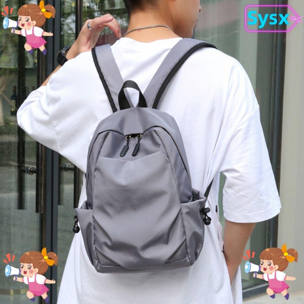 SYSX Mini Men's Backpack, Waterproof Small Shoulder School Bag ...