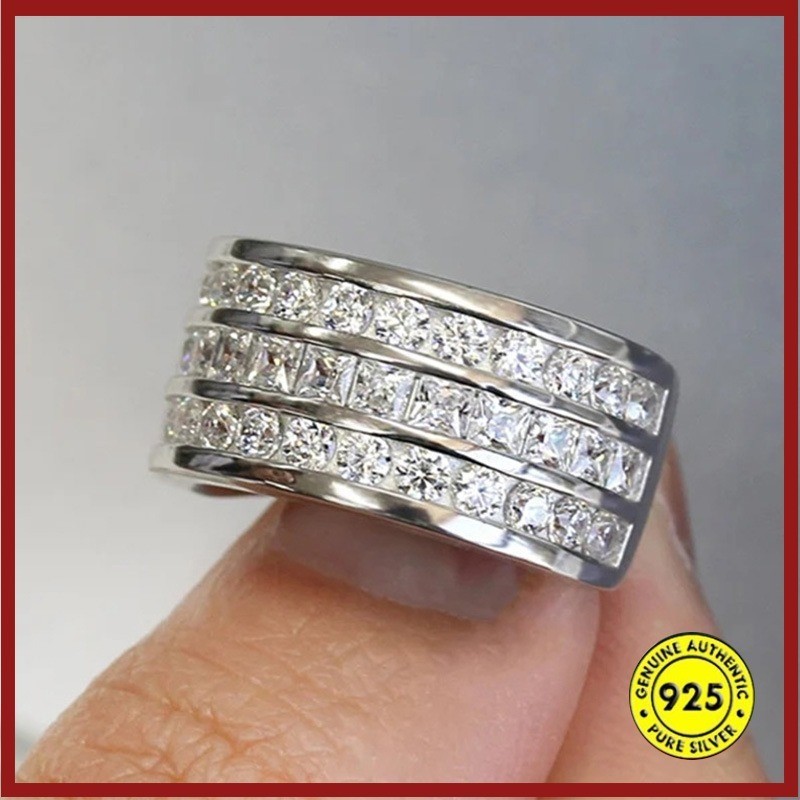 Silver Popular Luxury Starry Ring | Shopee Philippines