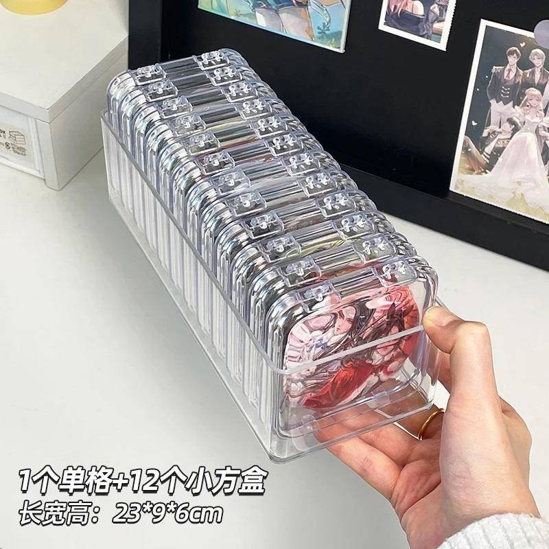 5 Pieces 75mm and 58mm Anime Ita Bag Badge Square Storage Box ...