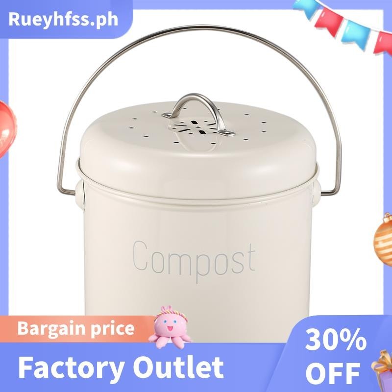 Excellent Compost Bin 3L - Stainless Steel Kitchen Compost Bin ...