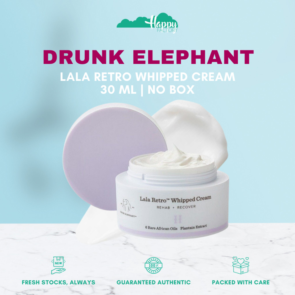 DRUNK ELEPHANT Lala Retro Whipped Cream 30 ml | no box | Shopee Philippines