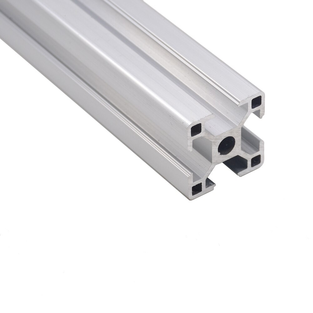 3030 Aluminum Profile Extrusion Anodized Silver/Black European Standard ...