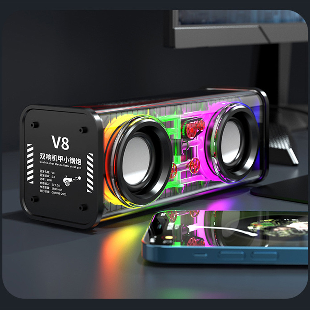 Mech Dual Sound System with Diaphragm, Heavy Bass, Bluetooth Sound ...