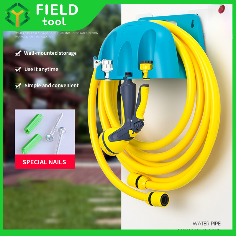 Outdoor Hose Rack Wall Mounts Garden PVC Hose Storage Water Pipe Racks ...