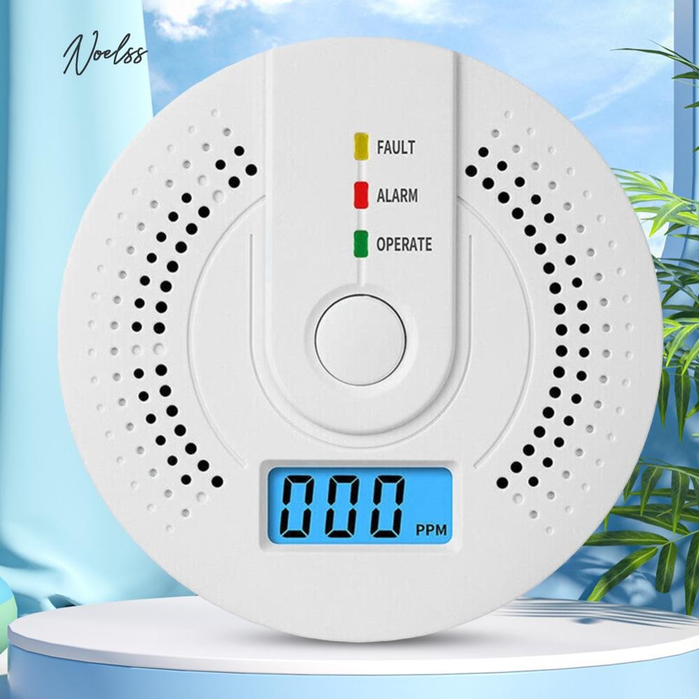Digital Carbon Monoxide Detector Battery Powered with Loud Alarm and