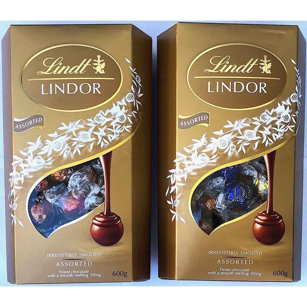 Lindt Lindor 4 types assorted 600g 2 boxes | Shopee Philippines