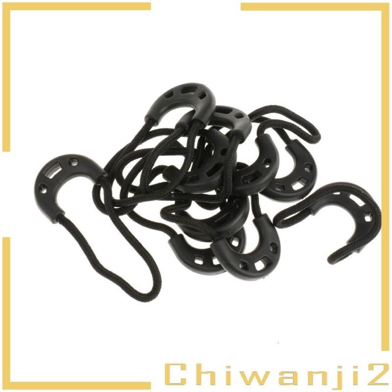 [Chiwanji2] Lot 10pcs zipper tag pulls Cord Rope Ends Lock Zip Slider ...