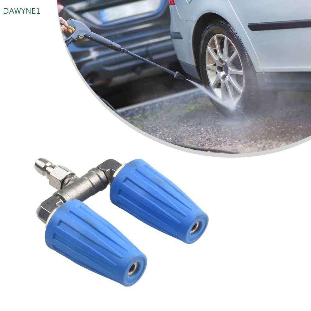 DWAYNE1 Dual Turbo Nozzle Pressure Washer, 360°Rotating 1/4" Quick