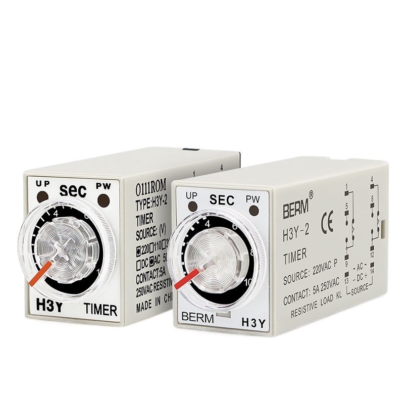 Silver point relay power-on delay H3Y-2 H3Y-4 small time relay AC220V ...