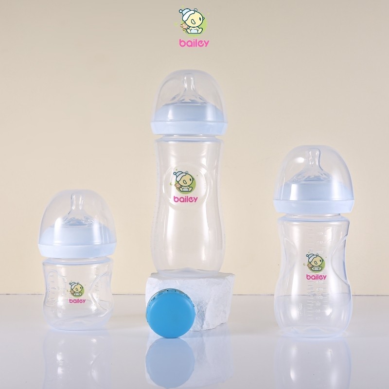 Bailey Baby New Baby Bottle Food Grade Silicone Feeding Bottle High Quality  PP Material