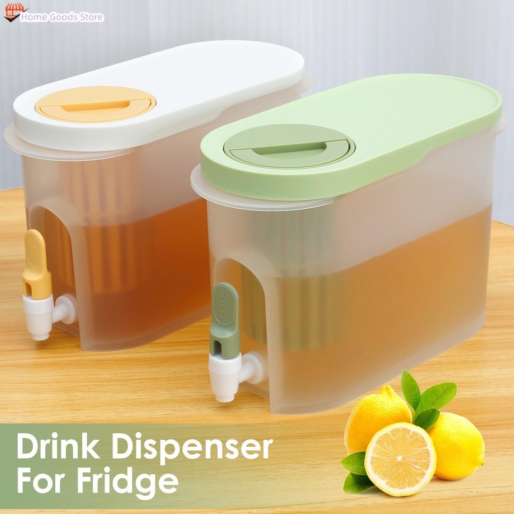 Drinks Dispenser with Faucet 1 Gallon Juice Jug Dispenser Leakproof ...