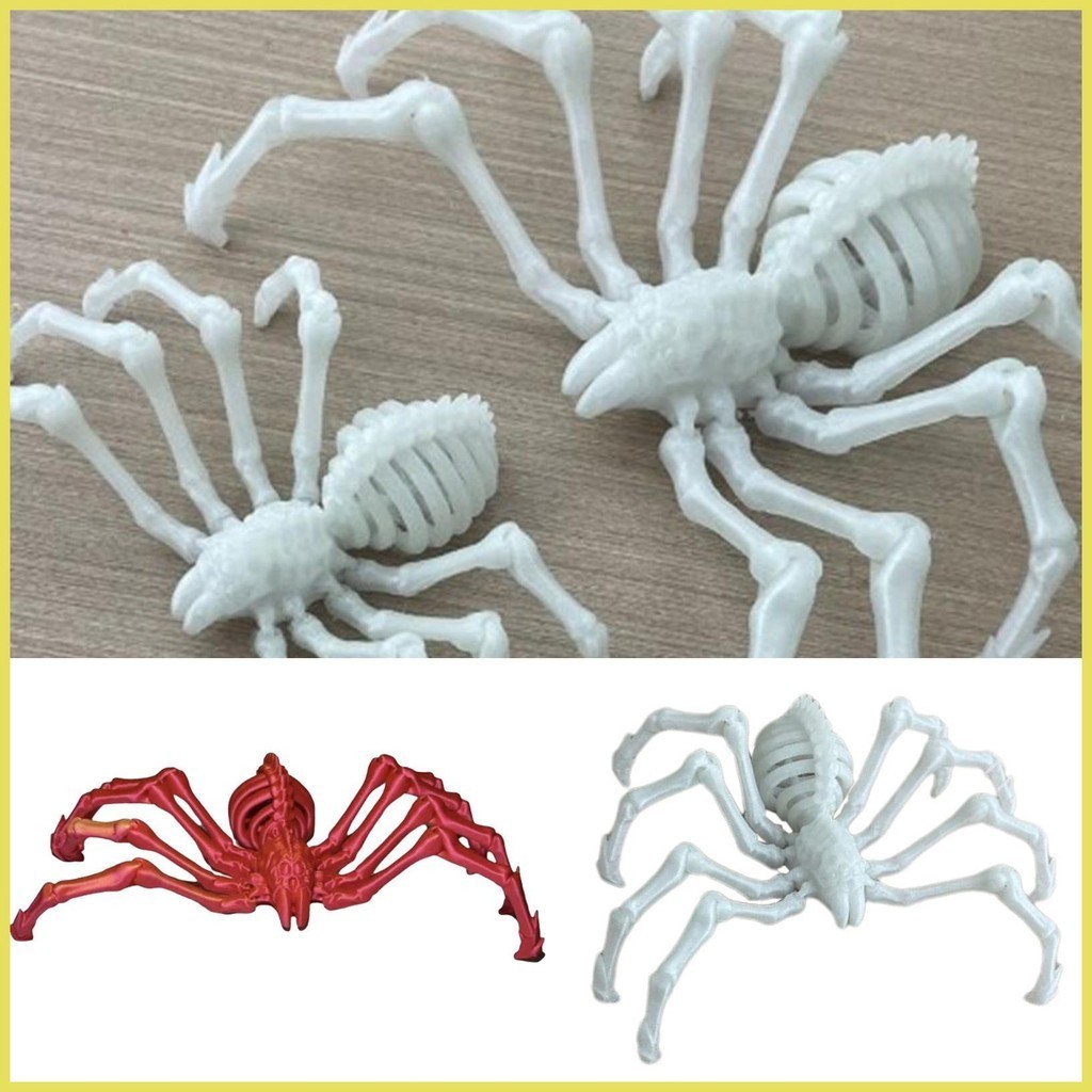 3D Spider Model 3D Printed Spider Action Figures Halloween 3D Printed ...