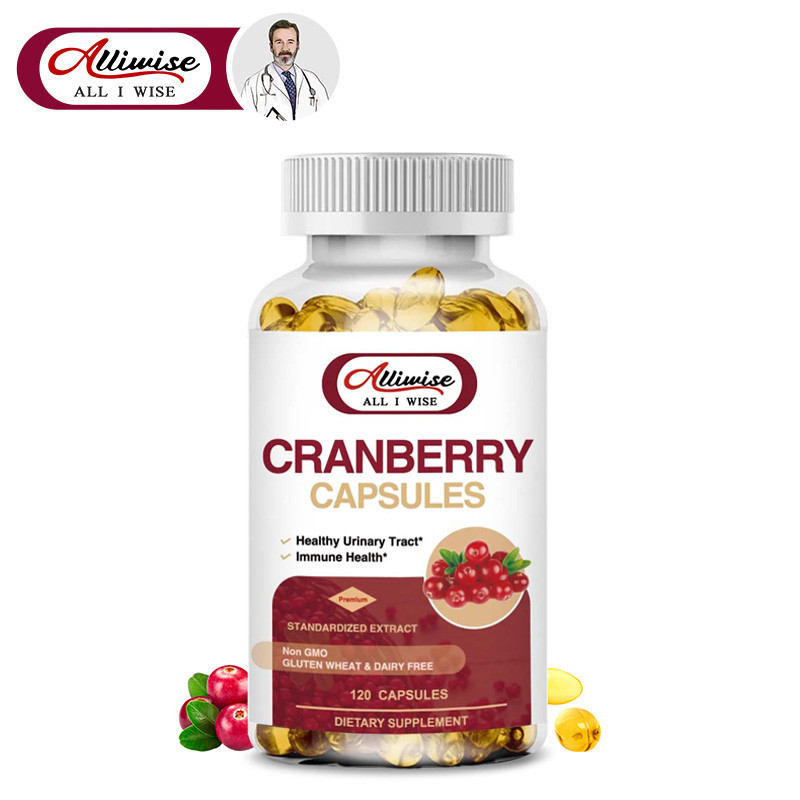 Alliwise Cranberry 600mg With Vitamin C Capsules For UrinaryHealth ...