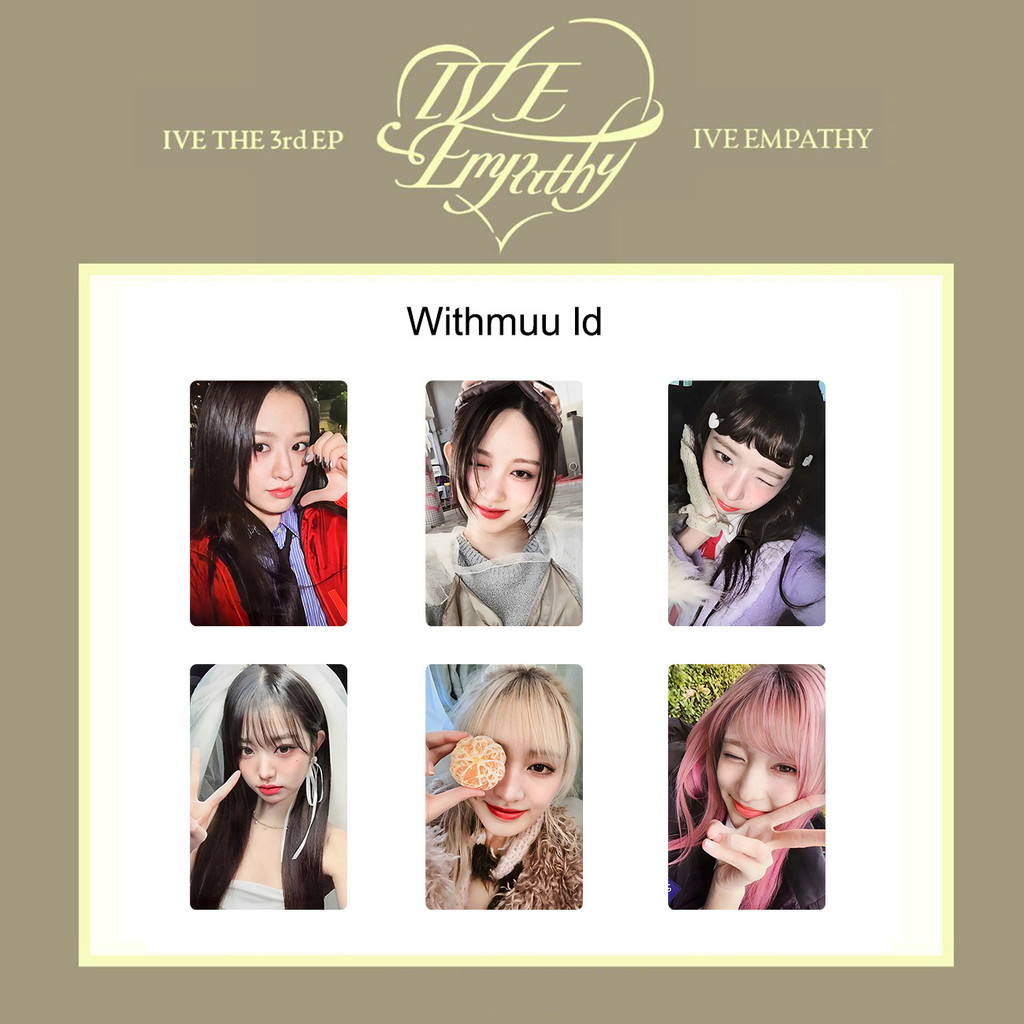 5-6pcs IVE EMPATHY ATTITUDE Lomo Cards REBEL HEART STARSHIP