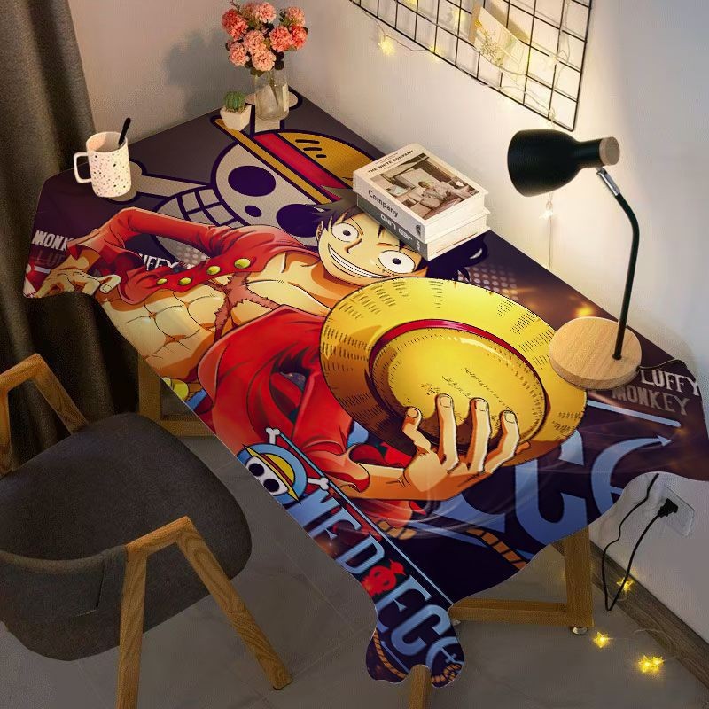 Fashion Brand Animation One Piece Dustproof Anti-Scald Tablecloth ...