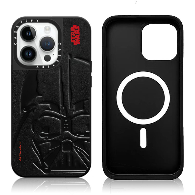 CASETiFY X STAR WARS™ Darth Vader™ Helmet suction Sliver Matte