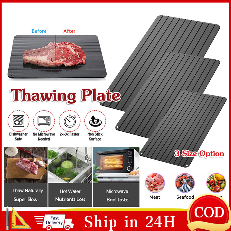 Fast Defrosting Tray Kitchen Thaw Frozen Food Quick Safe Defrosting ...