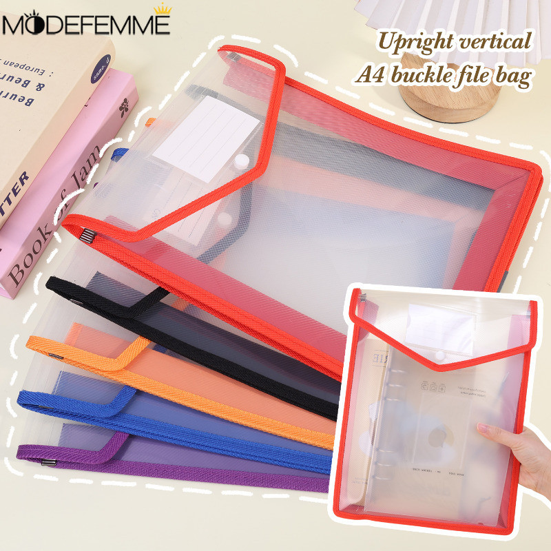 [ Featured ] PVC Files Storage Pouch - School Office Supplies ...