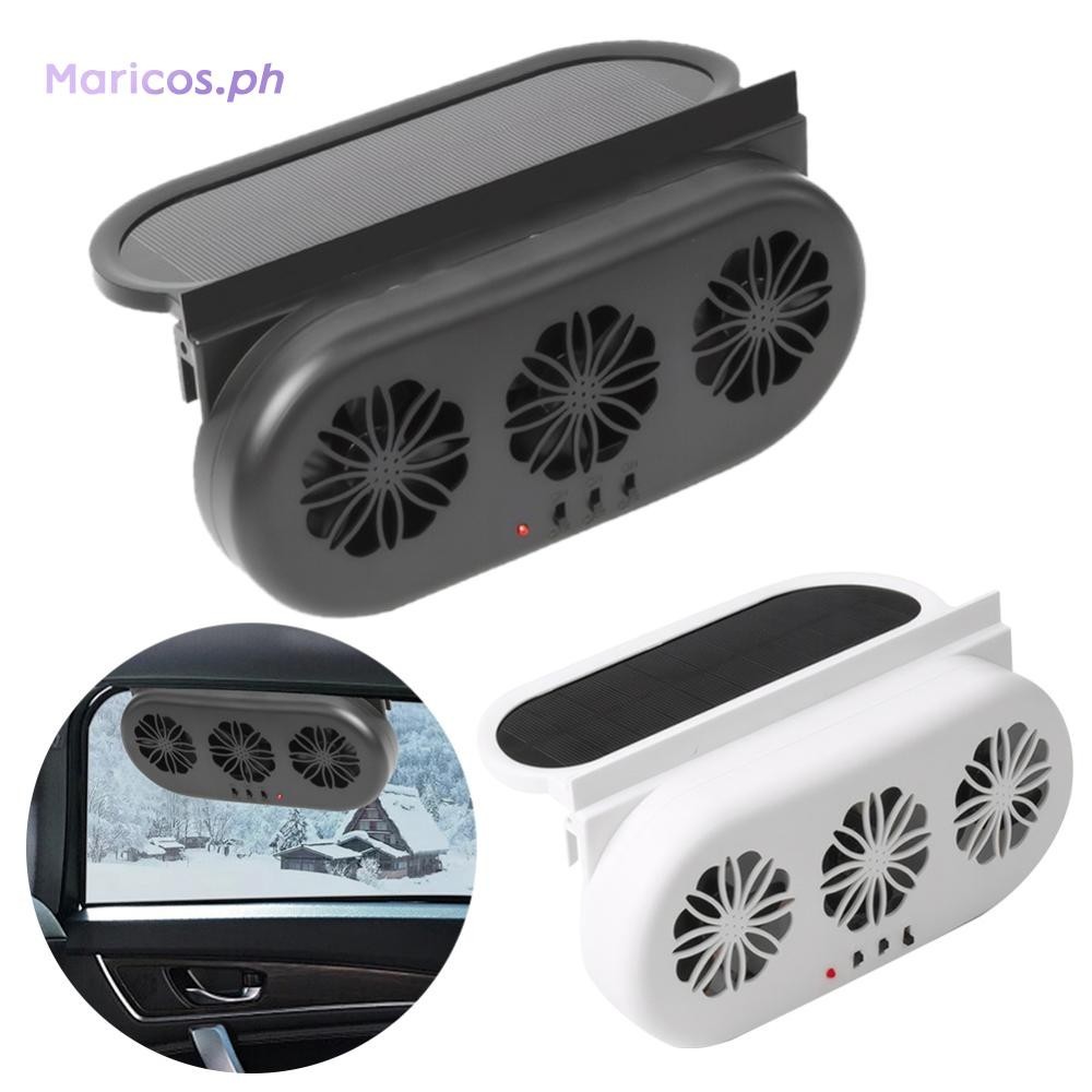 Solar Auto Air Vent Cooling System 3 Fans Car Ventilator Car SUV Cool