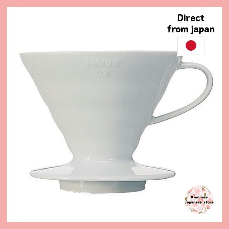 HARIO V60 Permeable Dripper 02 Ceramic W Dishwasher Safe 14 Cups 300ml