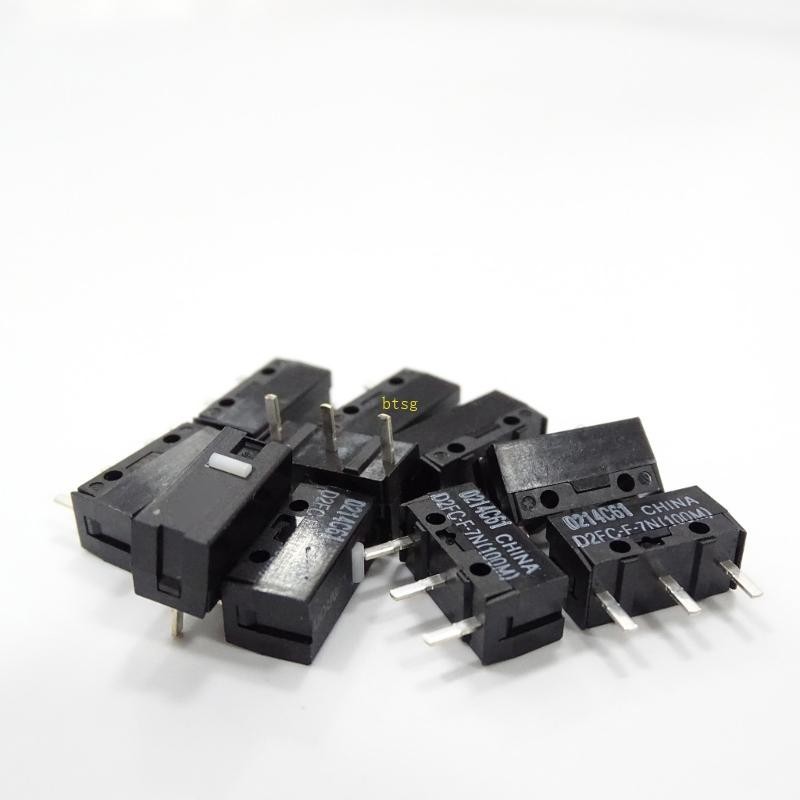 BT Original Mice Micro Switches D2FC-F-7N 100M 3Pin WhiteDots ...