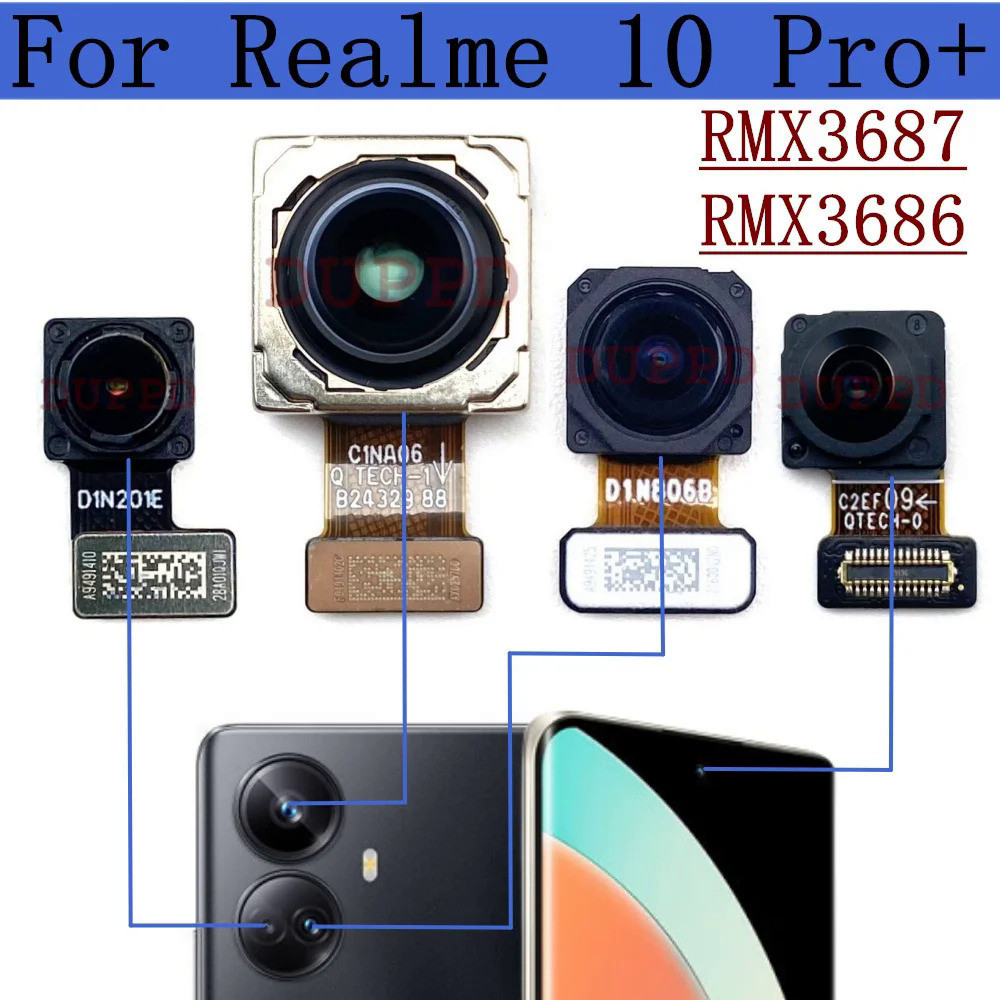 Origin Front Rear Camera For Realme 10 Pro+ Plus RMX3687, RMX3686 Small ...