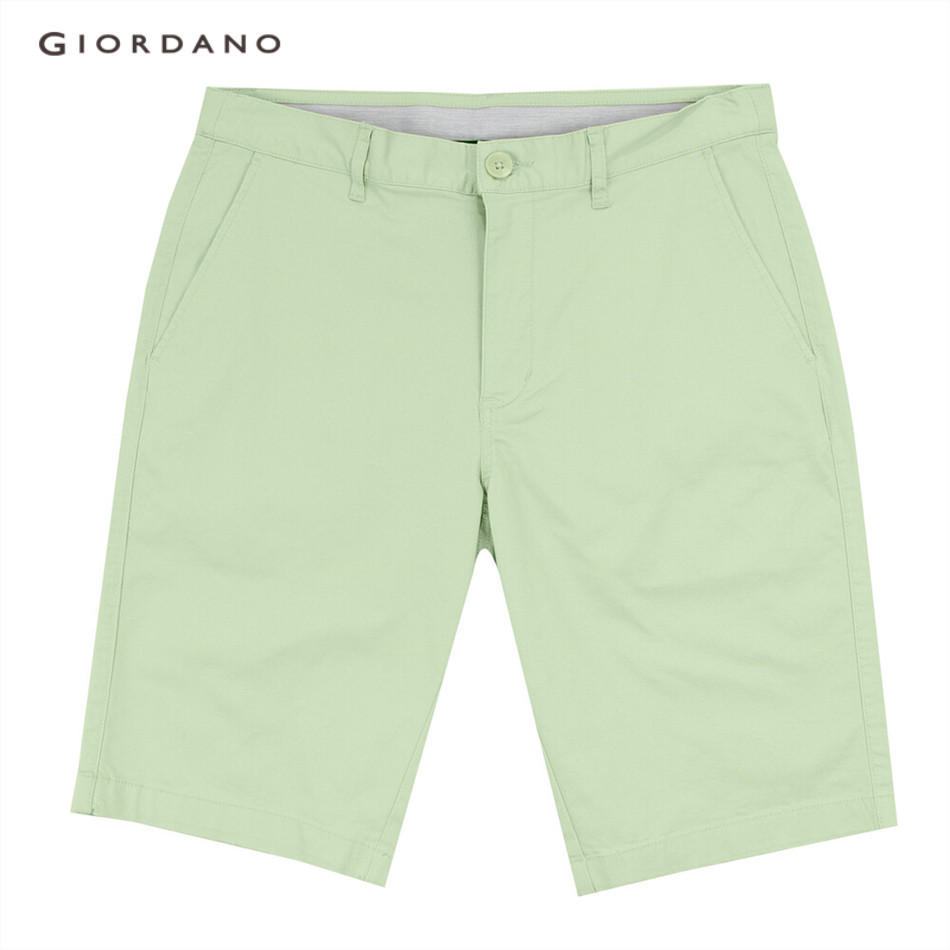 GIORDANO MEN Men's Cotton Slim Hidden Comfort Bermuda (180 Expandable ...