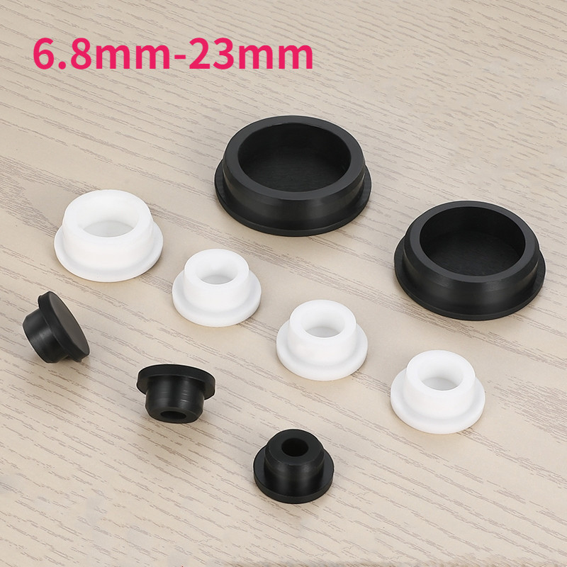 LOORGVEL 50pcs High Temperature Resistant Silicone Screw Protector Caps Flexible Rubber End Caps for Threaded Protection for Hardware and Furniture