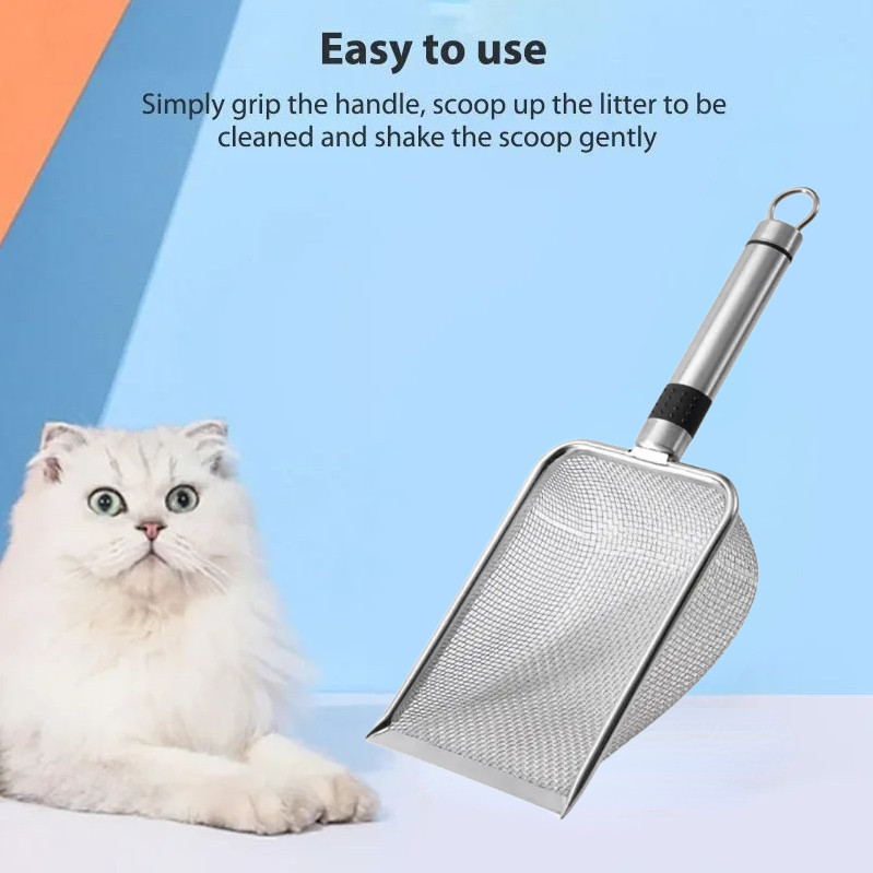 Small Holes Cat Litter Scooper Shovel Sand Hanging Hole Pet Litter Tray