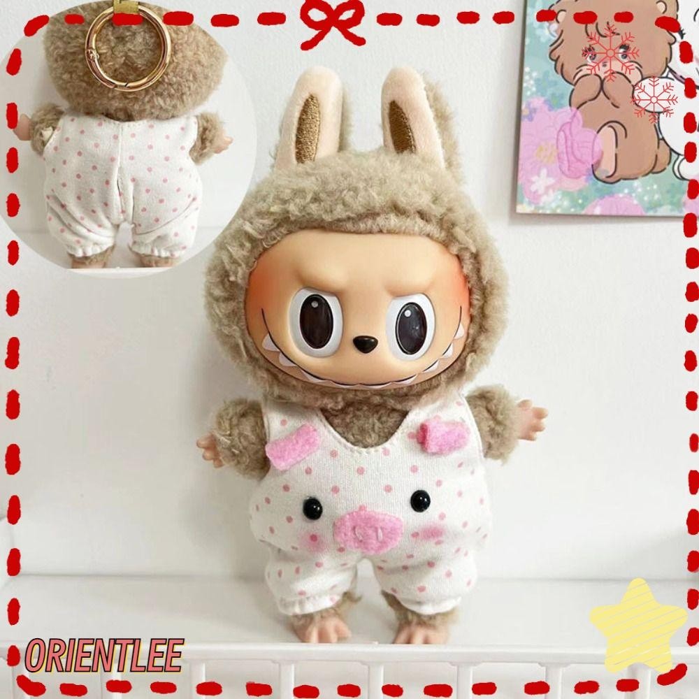 Orientlee Labubu Doll Clothes, Only Selling Clothes Cute Cartoon Labubu 